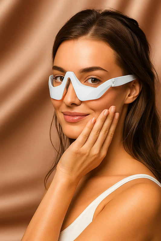 Reveal Brighter Eyes Instantly – AaliyahSkin Paris™ Red Light Eye Massager and Beauty Glasses